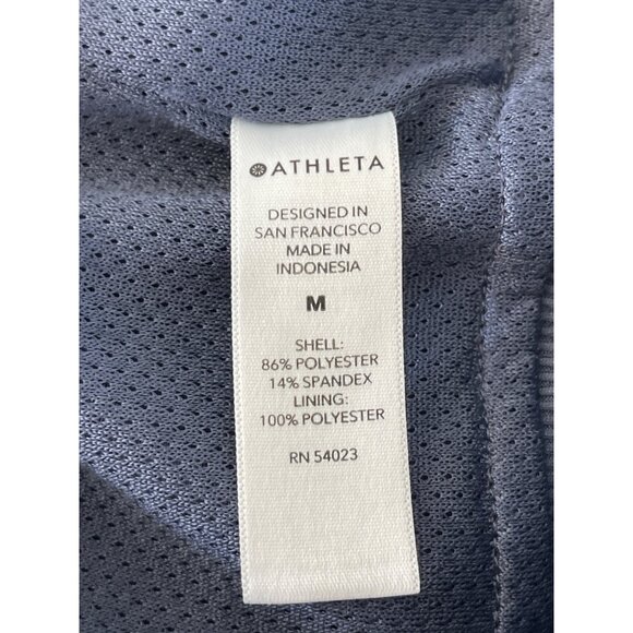 Athleta Brooklyn Bomber Jacket Leopard Medieval Violet Size Medium #981248 $139 - Picture 9 of 13